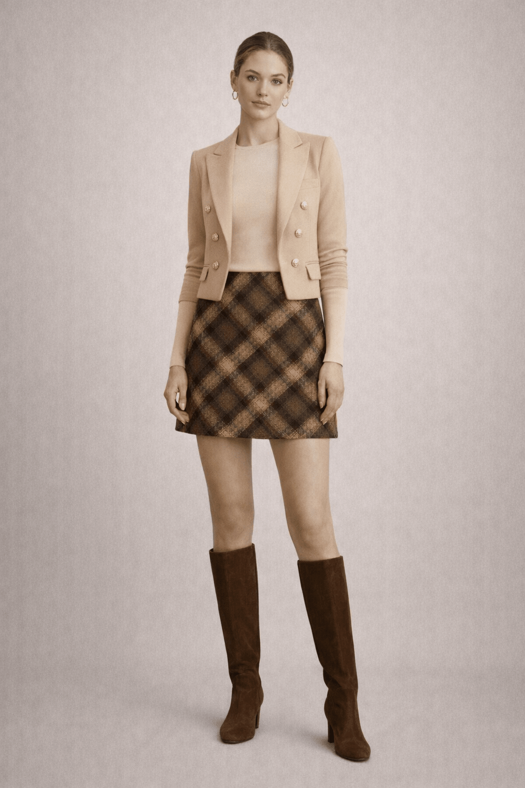 Plaid Mini Skirt - Secretsbynikki