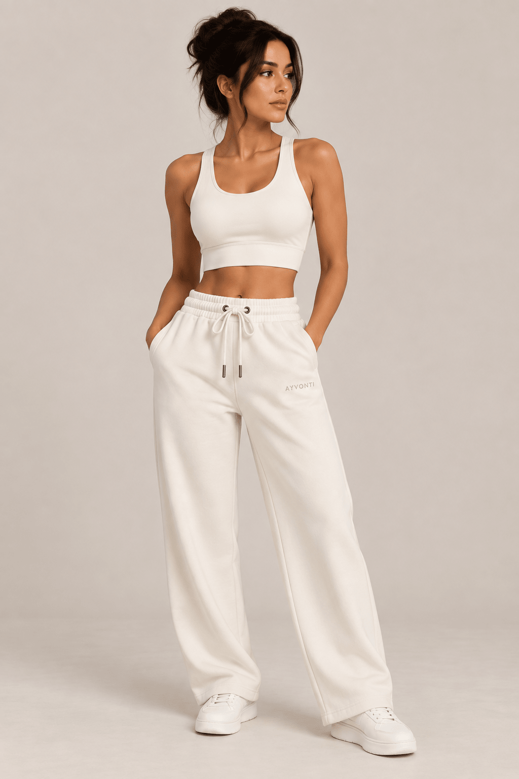 Ayvonti Eleve Petite Wide Leg Joggers - Ayvonti