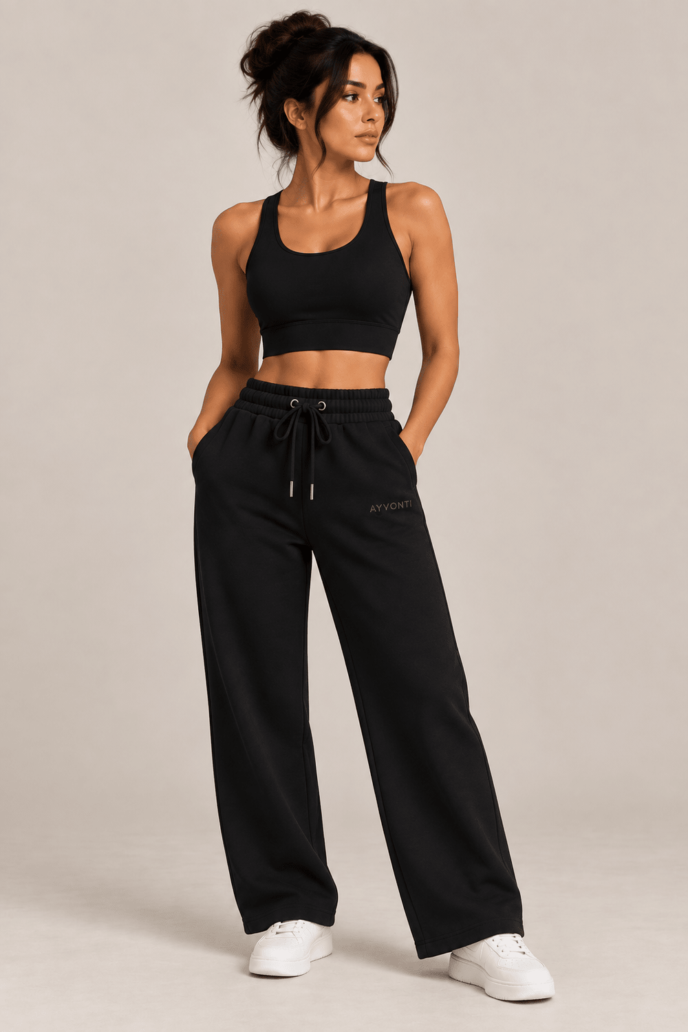 Ayvonti Eleve Petite Wide Leg Joggers - Ayvonti