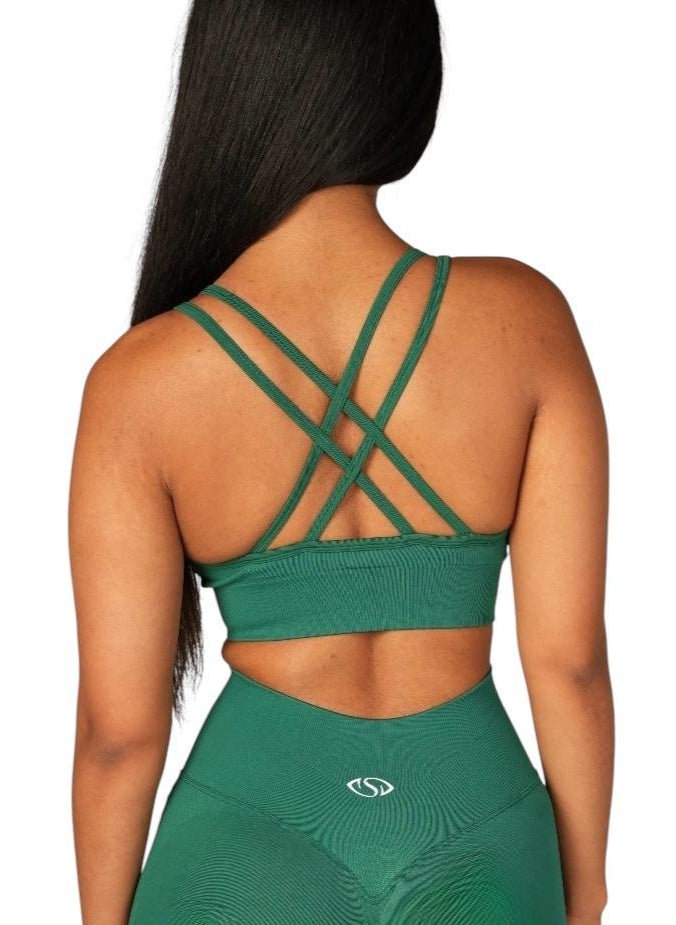 Fierce Focus Crossback Sports Bra - Secretsbynikki