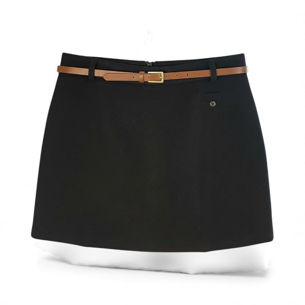 Woollen Mini Skirt - Secretsbynikki